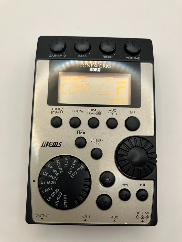 KORG ToneWorks Pandora PX4D Guitar Bass Multi Effects Processor Tested Working