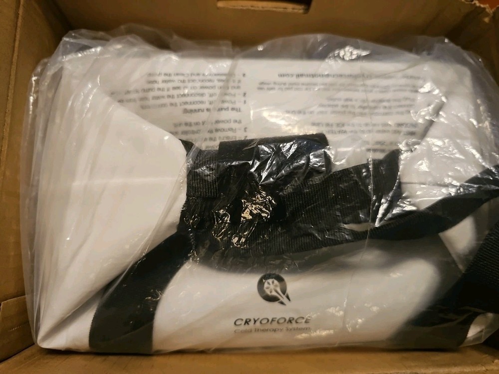 New CryoForce Go CF-2 Cold Therapy System Portable Ice Machine Foldable White