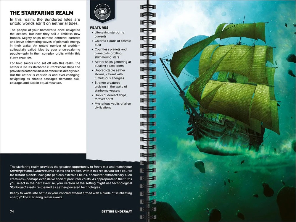 Ironsworn: Starforged Bundle - Sundered Isles Guidebooks & Card Deck
