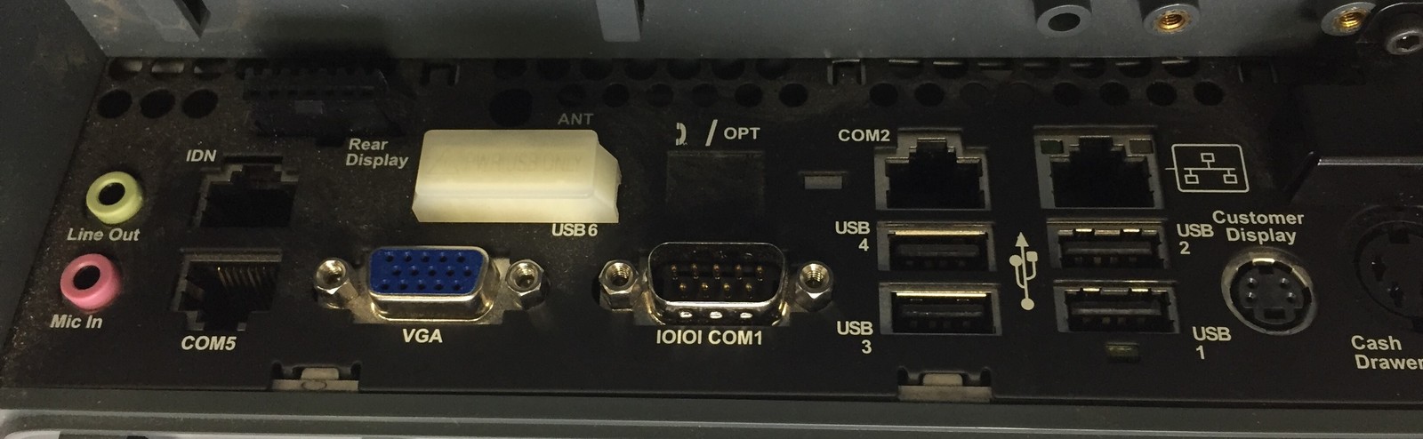 Micros POS Workstation 5A Intel Atom N450 @1.66GHz 0.5GB RAM NO HDD FAIR