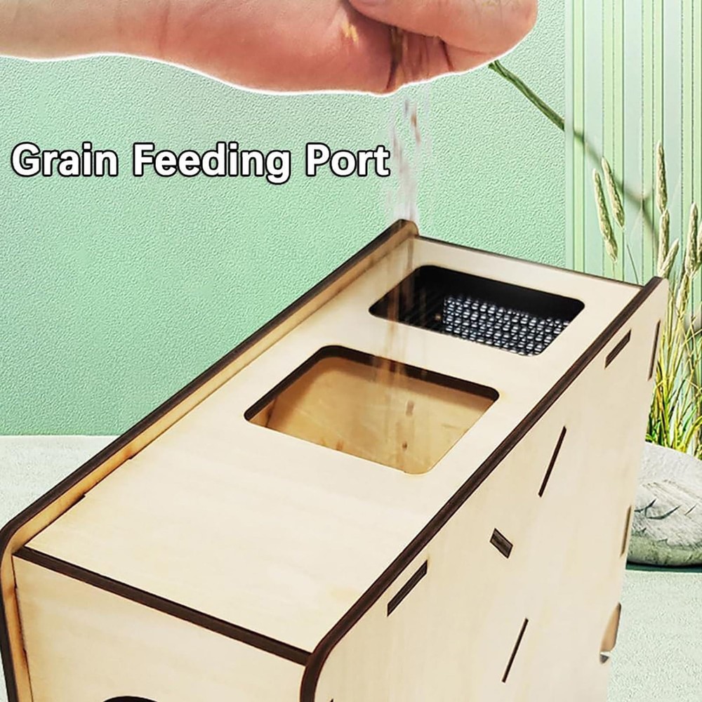 Birds Feed Wind Sheller Wooden Grain Splitter Machine Shell Separator Machine