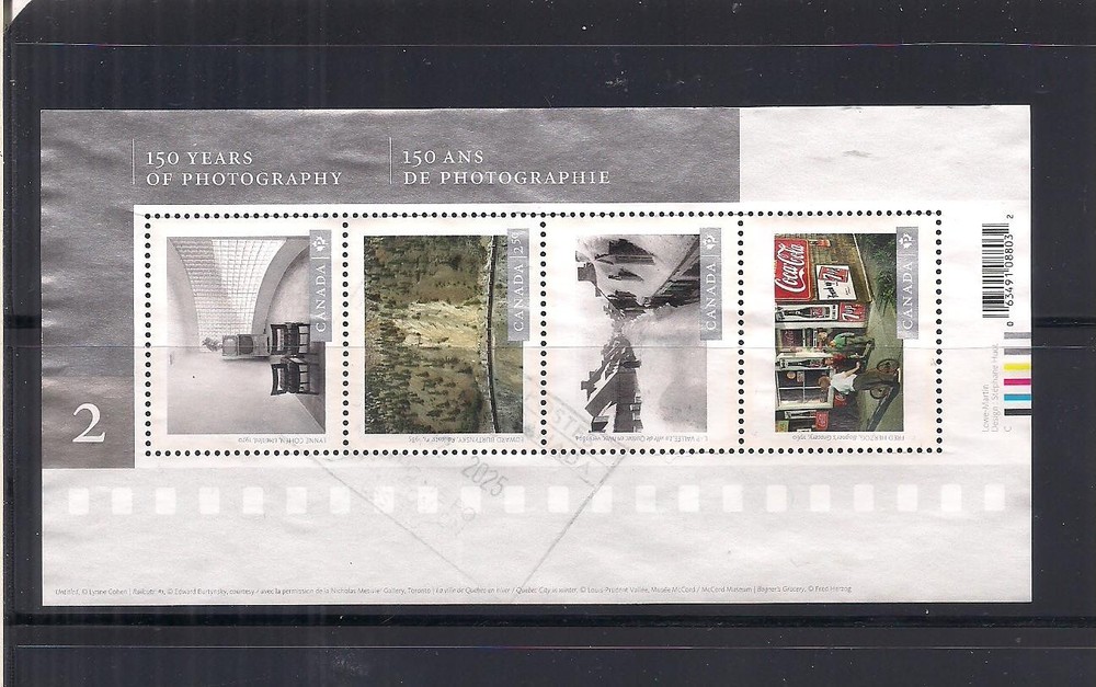 Canada #2757 used sheet Vf cv 10$