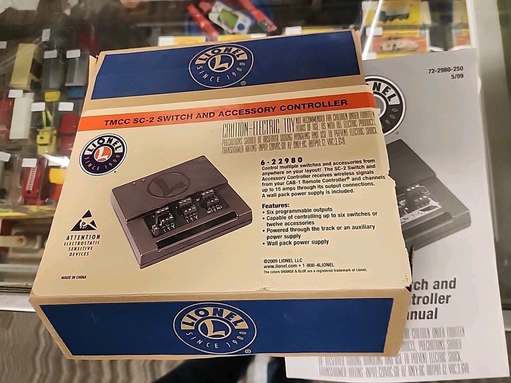 Lionel 6-22980 TMCC SC-2 Switch & Accessory Controller LN/Box