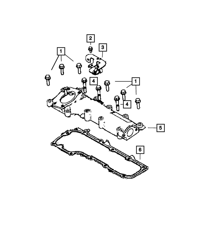Genuine Mopar Hex Flange Head Bolt 68280562AA