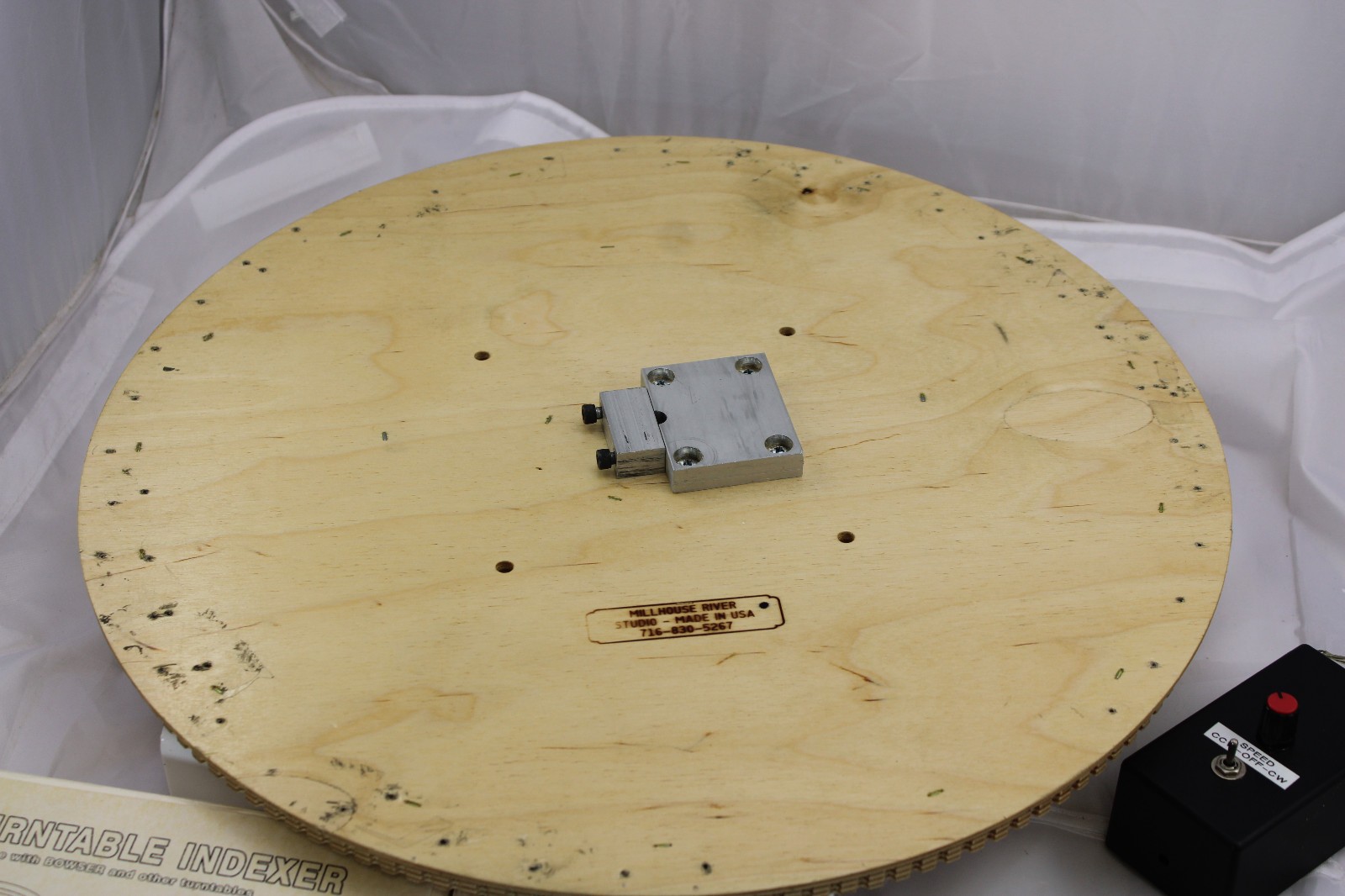 Millhouse River Studio Turntable - Dalee Electronics Indexer - 17 1/2" HO/N ?