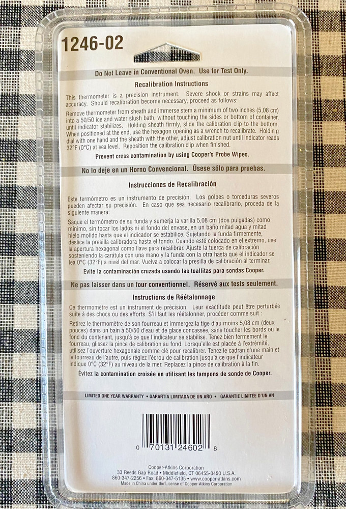 Cooper Instant Read Thermometer & Adjustable Wrench (unopened package)