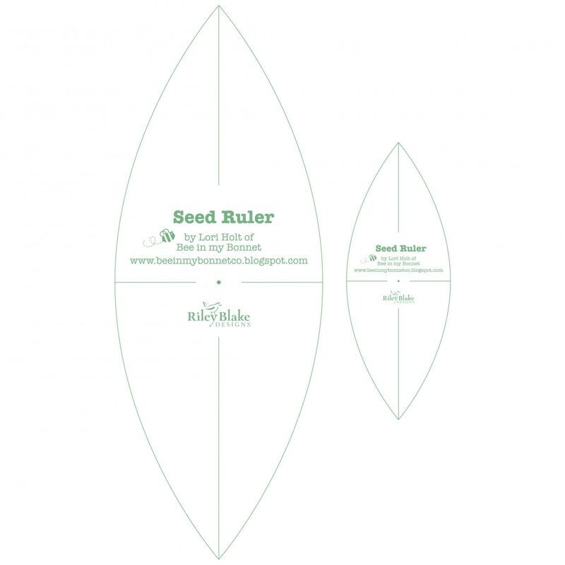 Seed Ruler - Designed by Lori Holt - Includes 4" and 8" Applique Templates