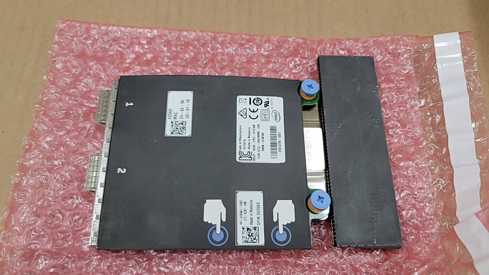 Intel XL710-QDA2 Dual Port 40GbE NETWORK ADAPT QSFP XD56X- XL710-QDA2 0XD56X