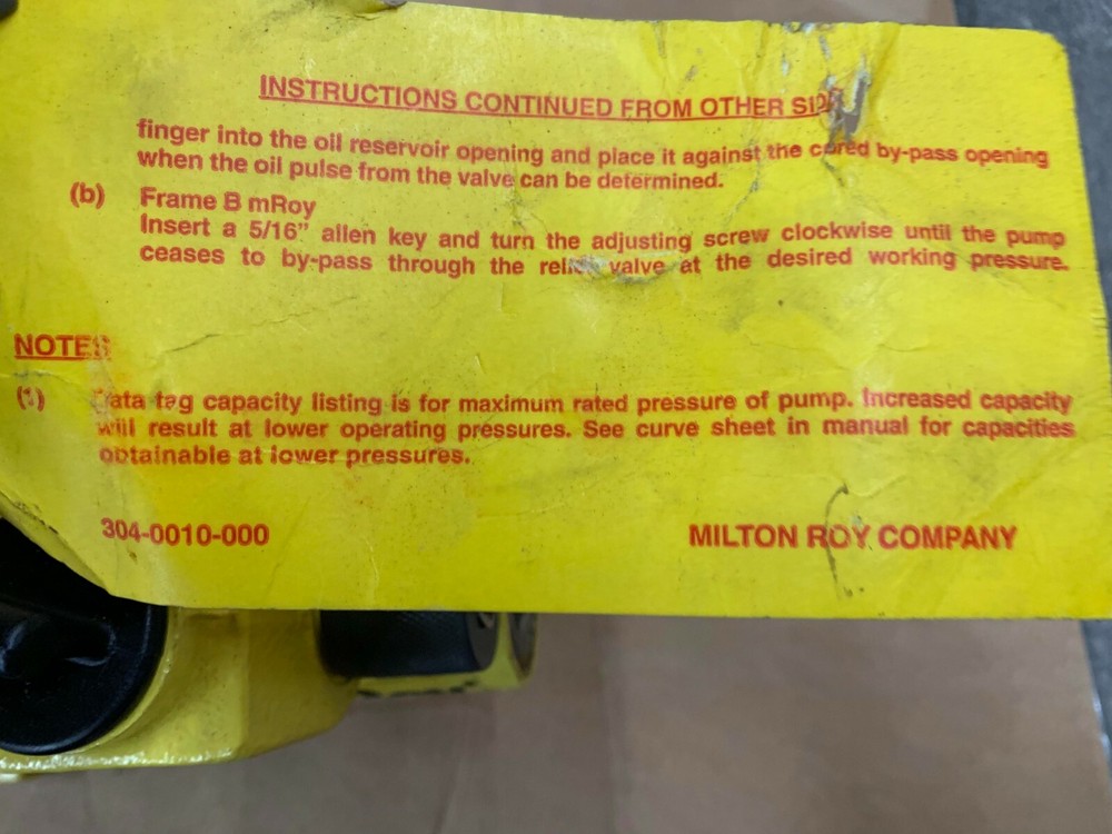 MRoy RA11724FRSEM2NW Metering Pump