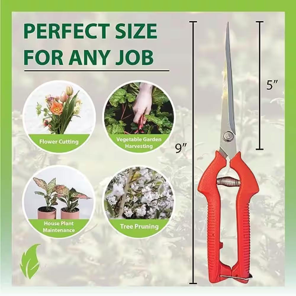 Extra Long Stainless Steel Pruner Pruning Shears Clippers Snips