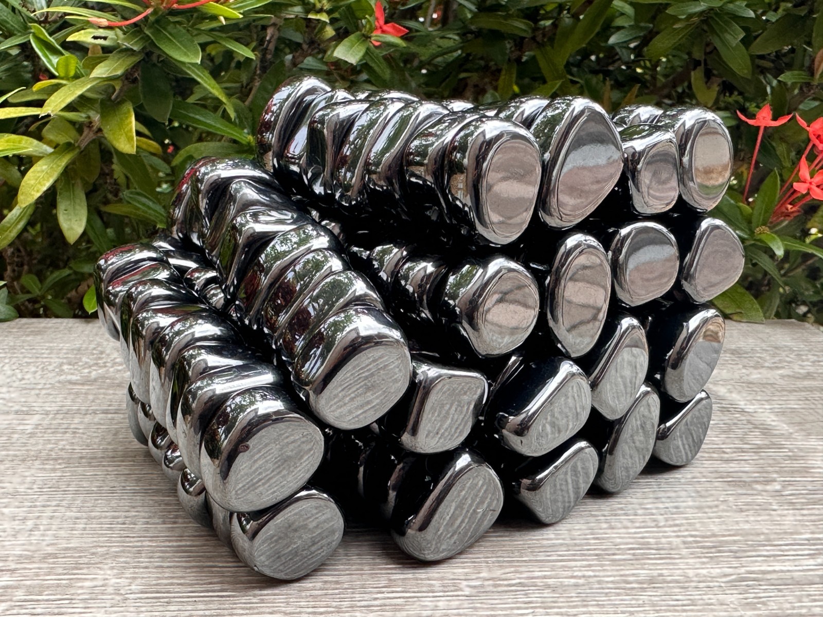 Fridge Magnets - Polished Magnetic Hematite,Strong and Heavy Duty for Whiteboard