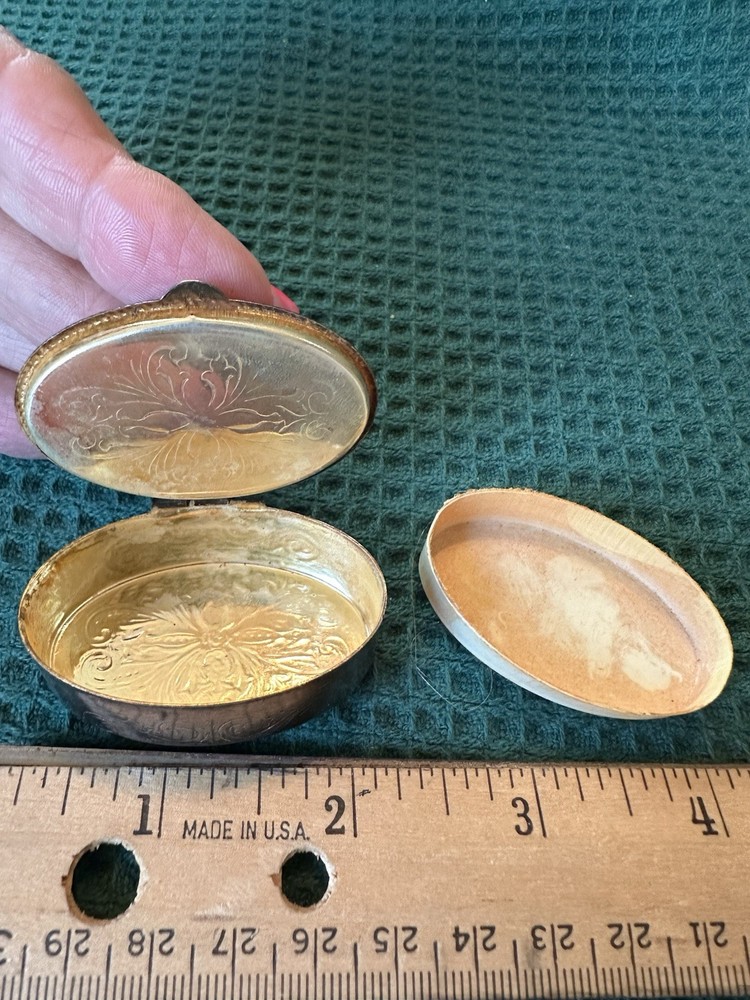 Vintage Millefiori Powder Compact