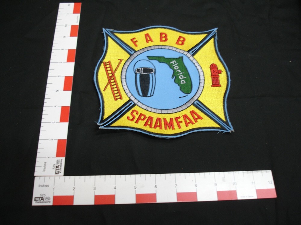 firefighter large vintage patch