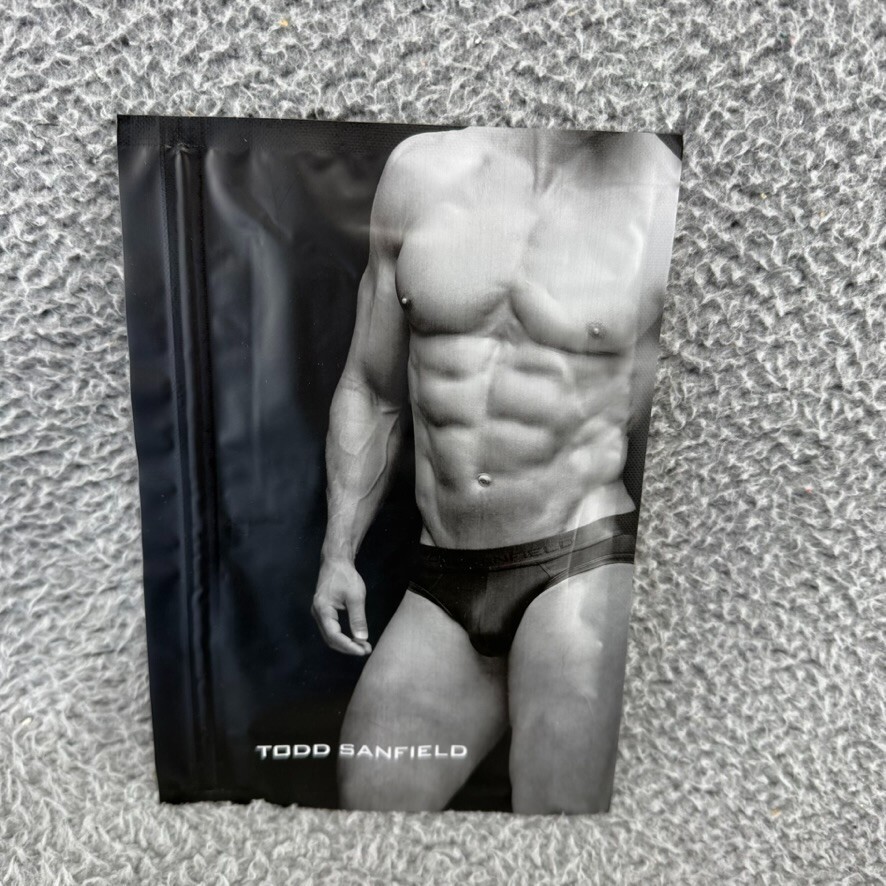 Todd Sanfield Brief Underwear mens Medium Tan Hide Defiant Endurance Mesh NEW