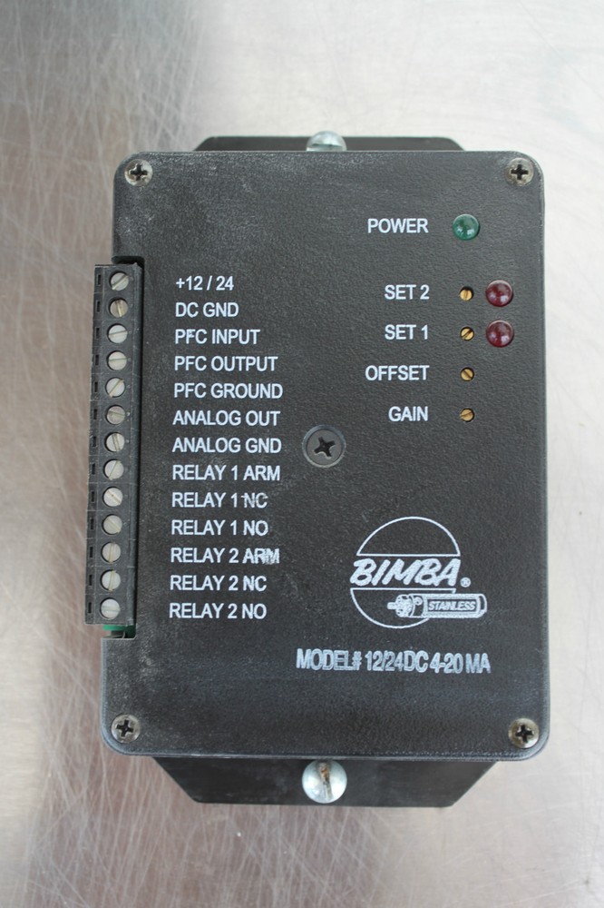 BIMBA 12/24DC4-20MA CYLINDER POSITION FEEDBACK SENSOR CONTROLLER