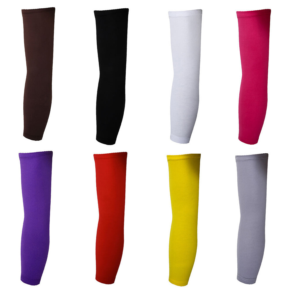 Mens Summer Sunscreen Cooling Cycling Arm Sleeves Fishing Sun Sleeves US Stock