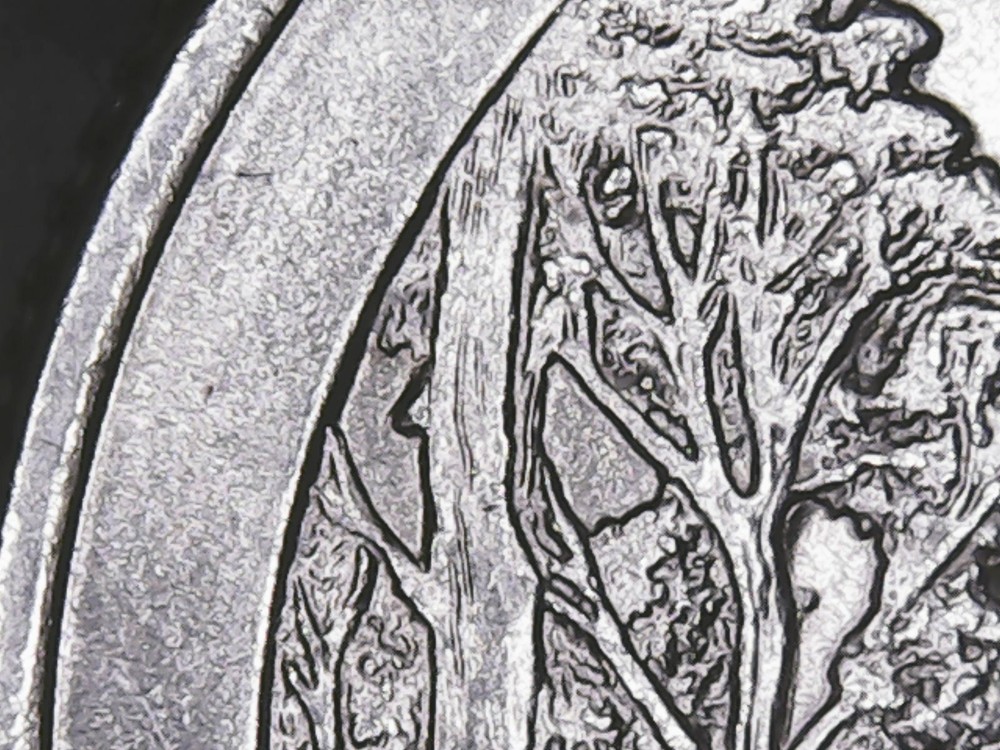 2018 p Pictured Rock ATB Quarter with Die Chips Mint Error.