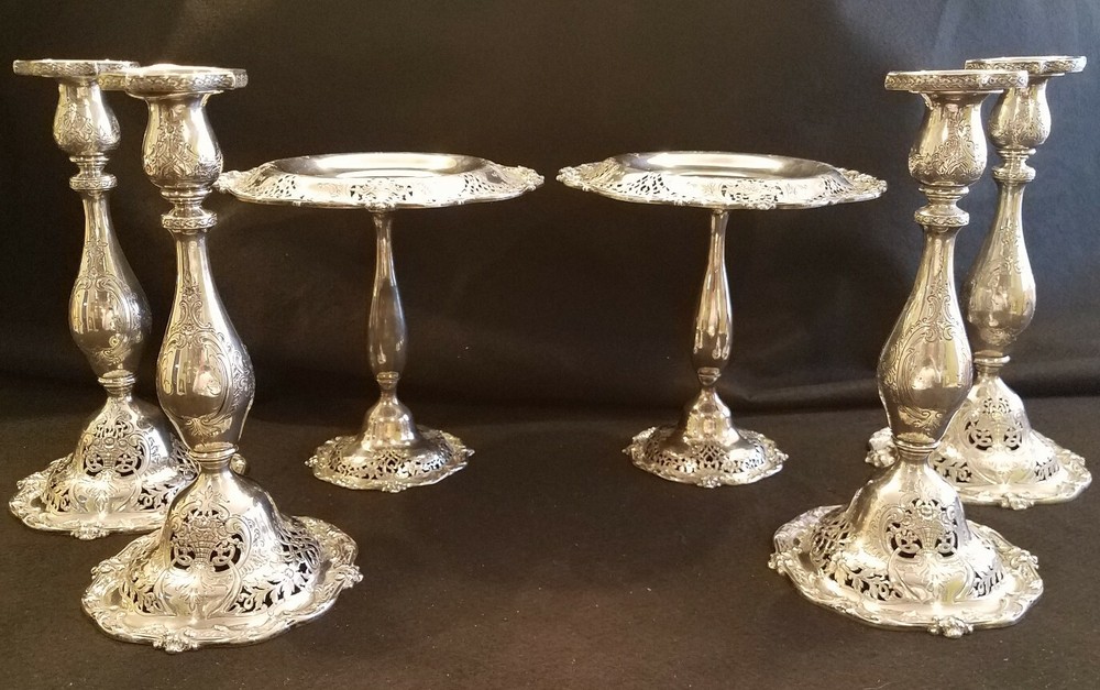 Redlich & Company Sterling Silver Centerpiece Console Set