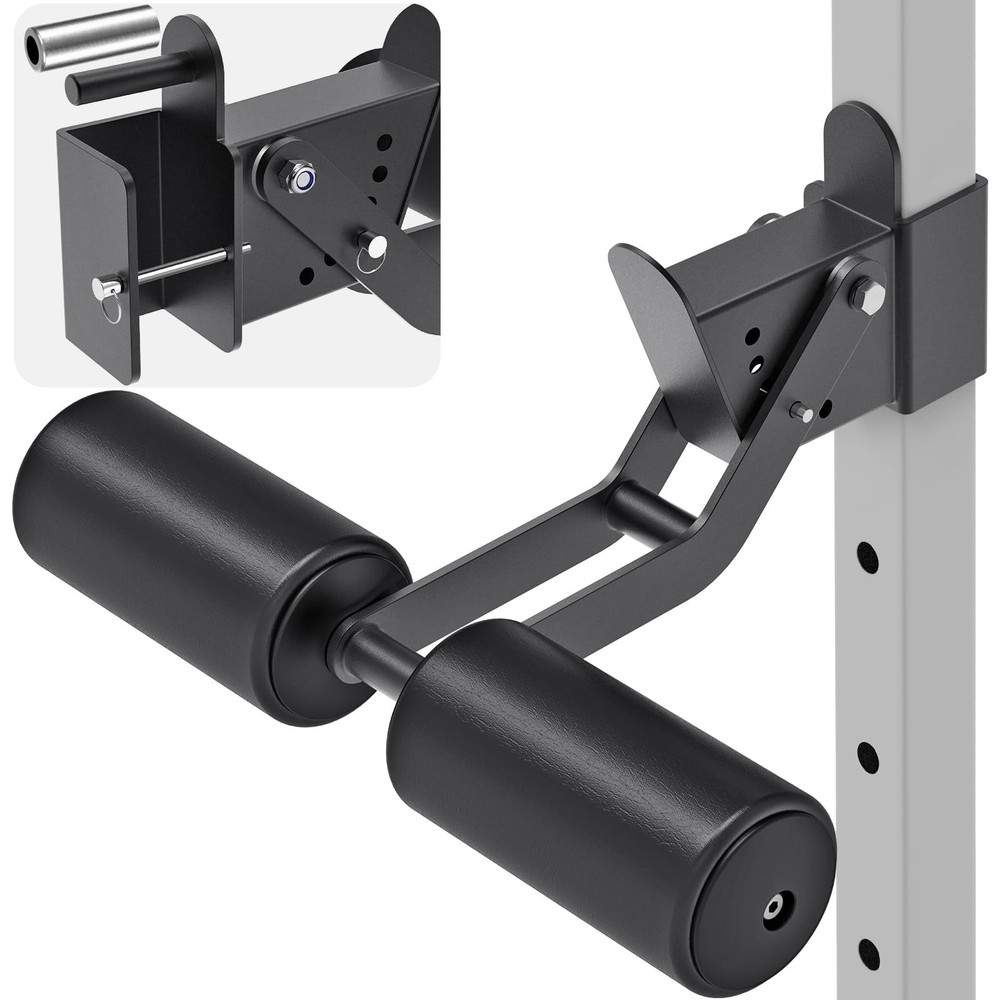 Kipika Nordic Hamstring Curl Squat Rack Attachment for 2" x 2" Power Rack wit...