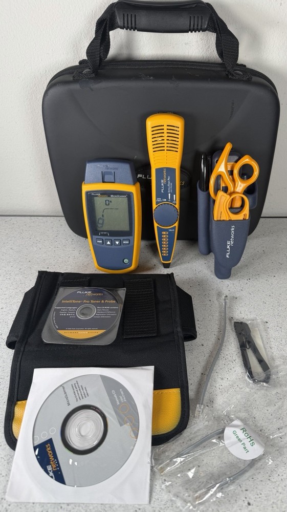 Fluke Networks MicroScanner2 Termination Test Kit Clean!!