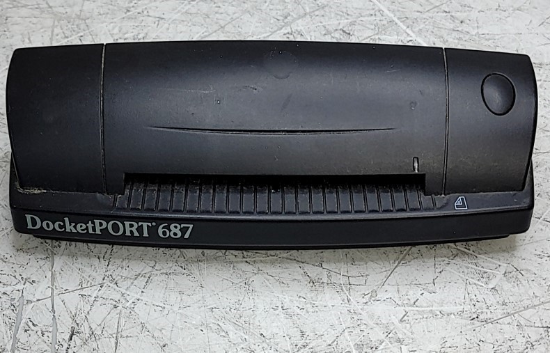 Ambir DocketPORT 687 Portable Duplex ID Card Scanner SEE NOTES
