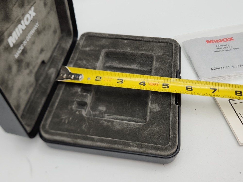 Box ONLY - Minox 35 GT-E Plastic Display Case for Subminiature Camera Germany