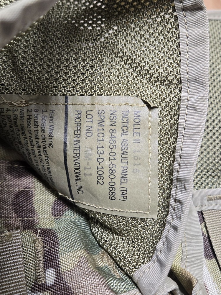 MOLLE Tactical Assault Panel TAP | OCP Pattern | MOLLE II Webbing