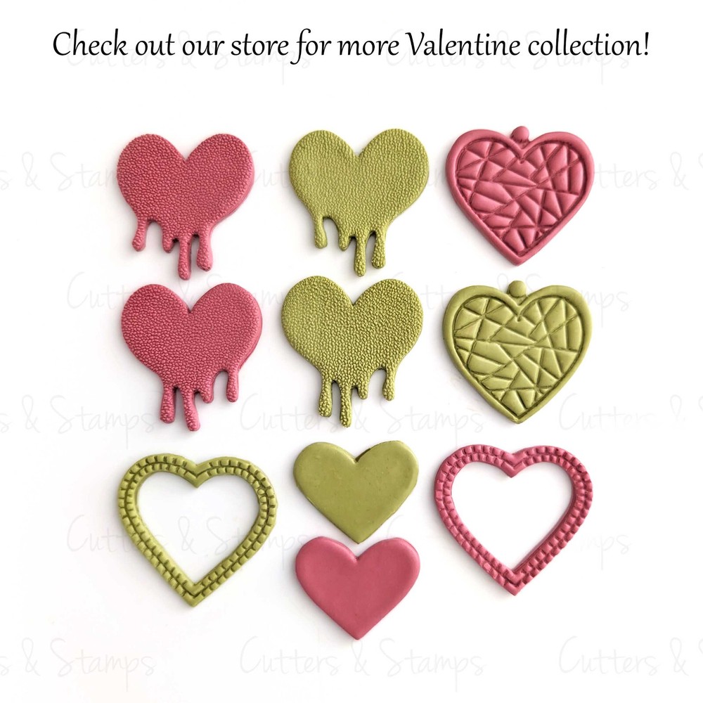 LOVER'S FRAME Polymer Clay Cutter | Valentine Shape Cutter |