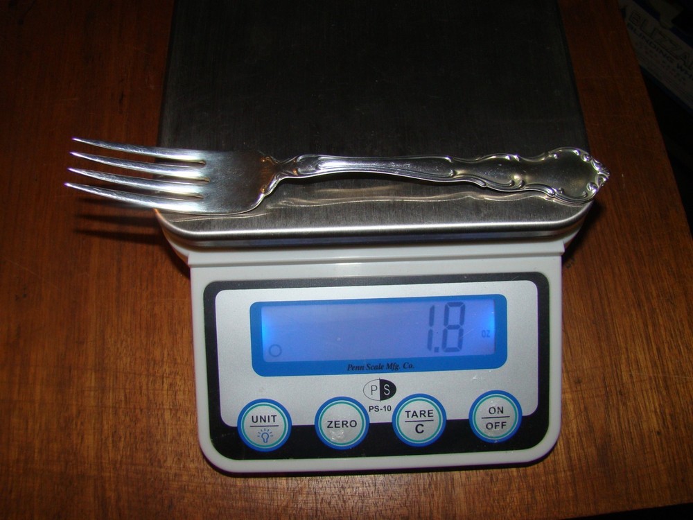 WALLACE STERLING SILVER MY LOVE FORK NO MONOGRAM