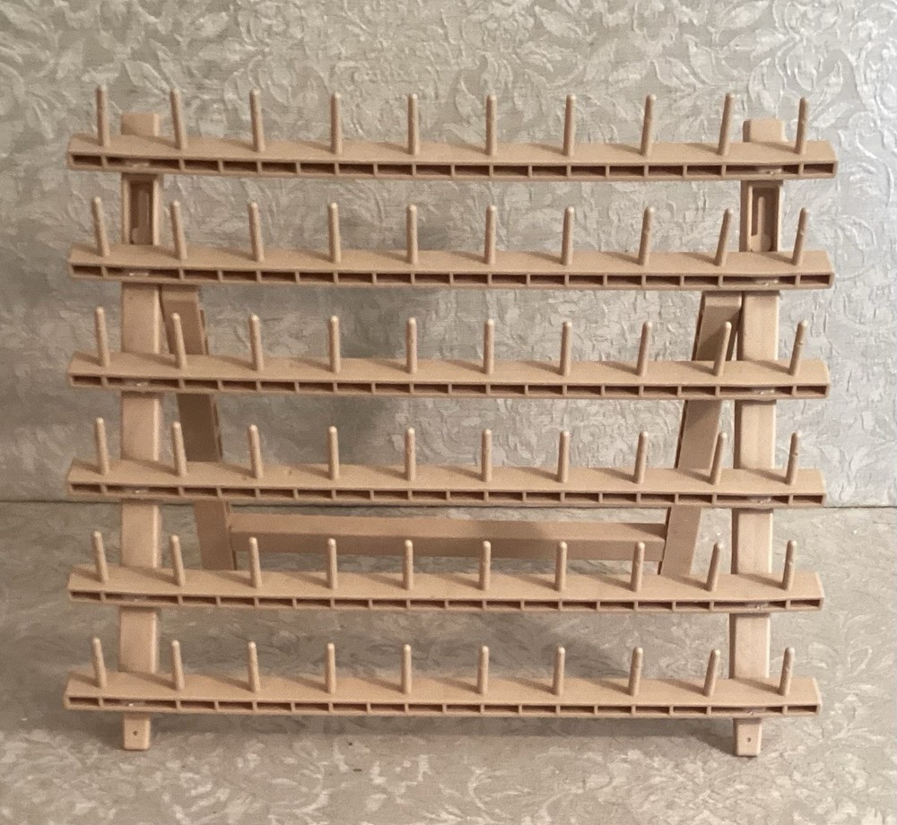 Sewing Thread Spool Organizing Storage Rack, Holds 60 Spools
