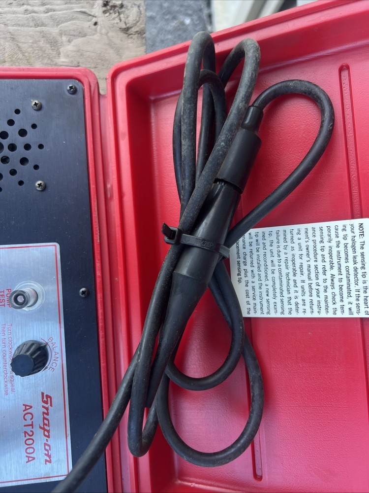 Vtg.Snap-on ACT200A Electronic Halogen Leak Detector Tested