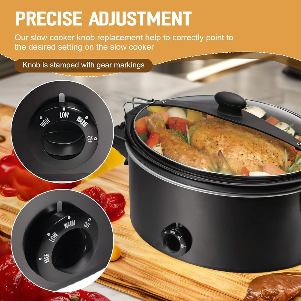 Hamilton Beach Slow Cooker Knob Replacement for 6 & 10 Quart Models