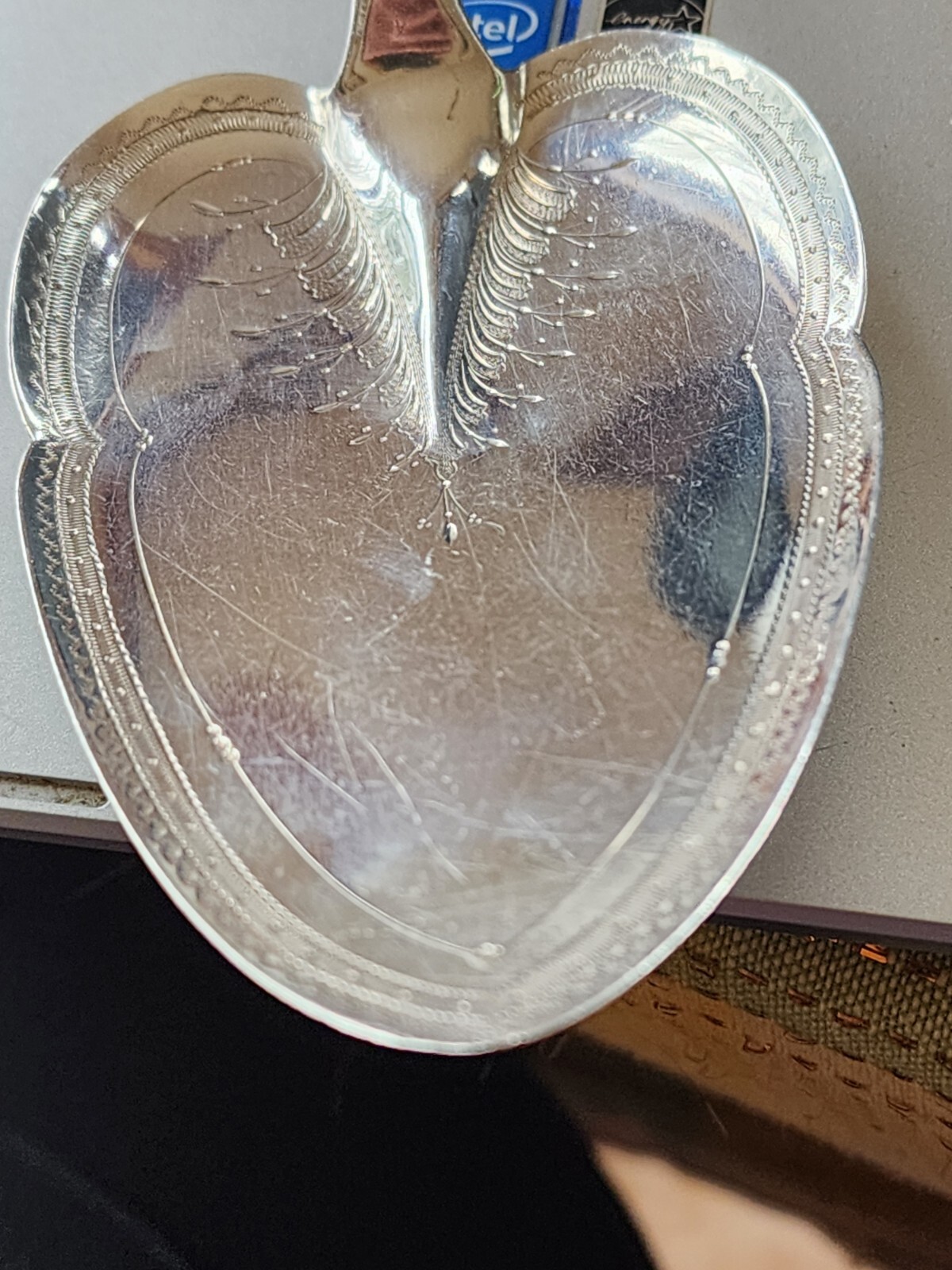 STERLING silver Pie dessert Server Farrington & Hunnewell 19th century