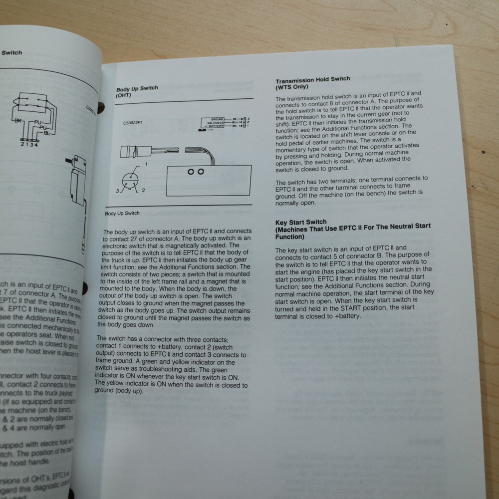 CATERPILLAR Electronic Programmable ICM Transmission Control EPTC Service Manual