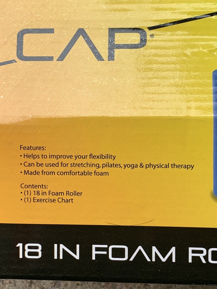18 inch Foam Exerciser Roller CAP