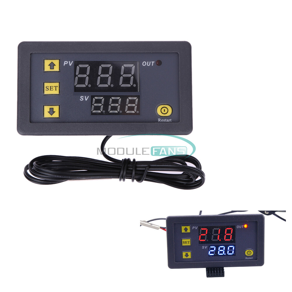 12V/24V/110-220V W3230/W2310 Digital Temperature Controller Sensor Control Relay