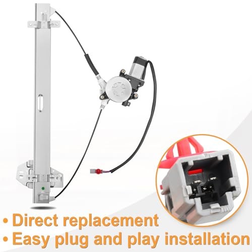 Rear Driver Side Power Window Regulator with Motor Assembly Replacement for