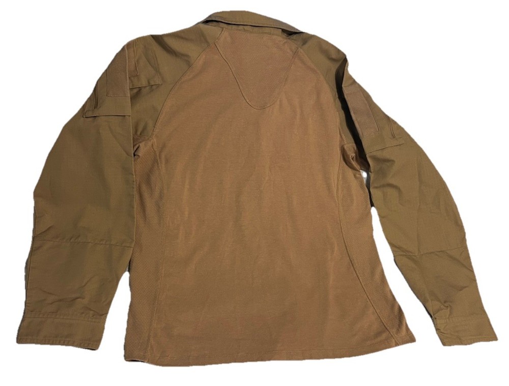 LAPG Men M Combat Shirt Tactical Rip Stop Elbow Patch Zip Pockets Breathable