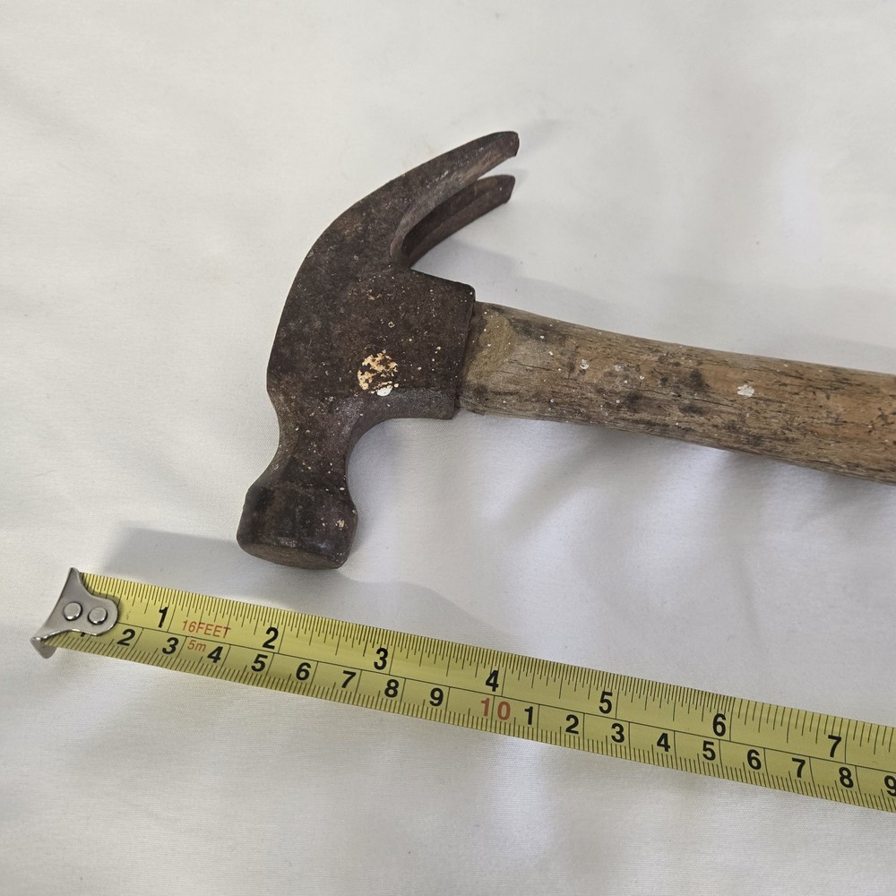 Vintage Rare Old Claw Sturdy Hammer Decor