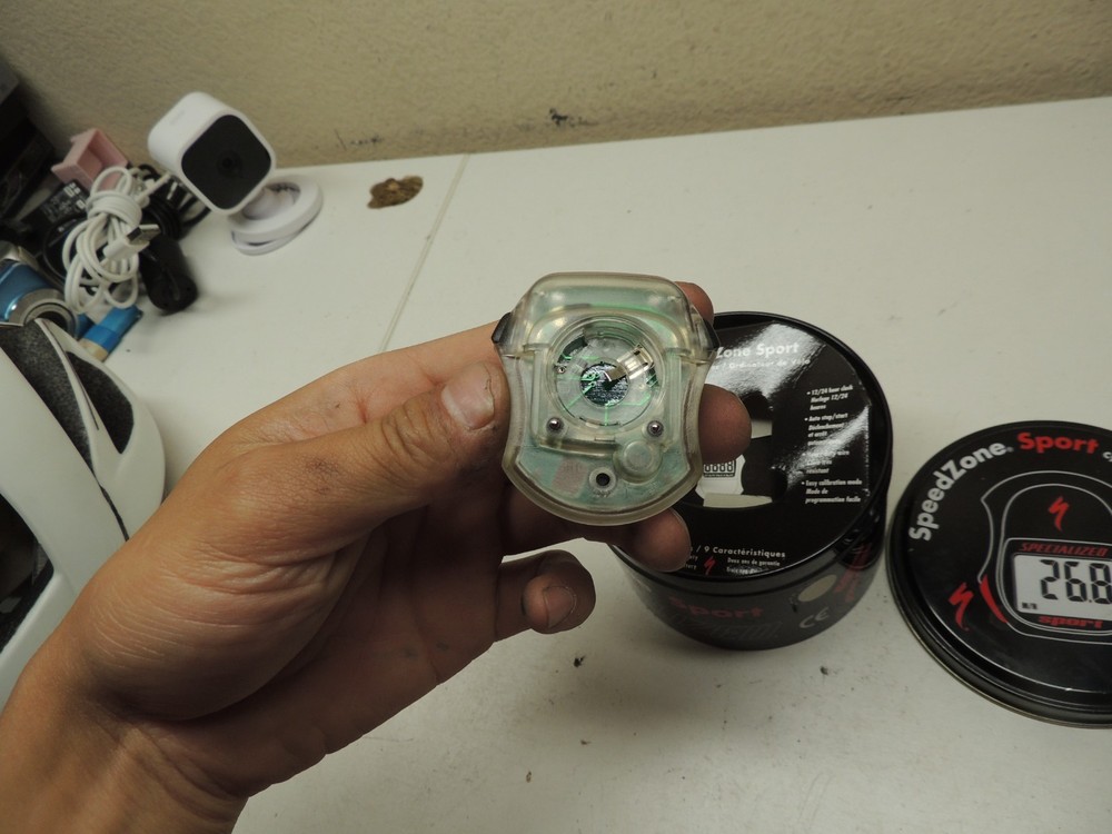 Specialized Speedzone Comp Wire Mount Cyclocomputer Odometer Clear vintage READ