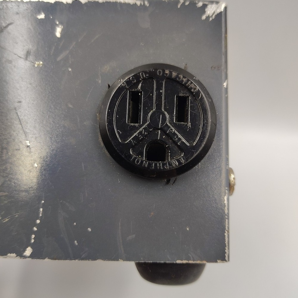 Vintage Simpson Meter + Ohmite VT-02 Variable Transformer Box – Untested