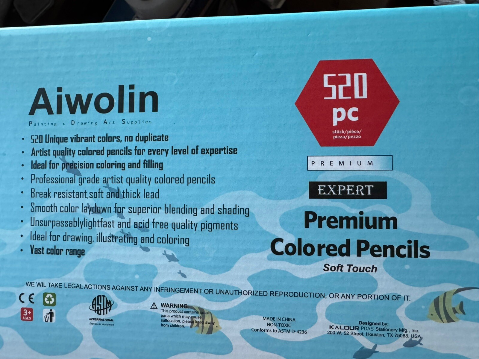 520 Aiwolin Colored Pencils NEW Shipping Included