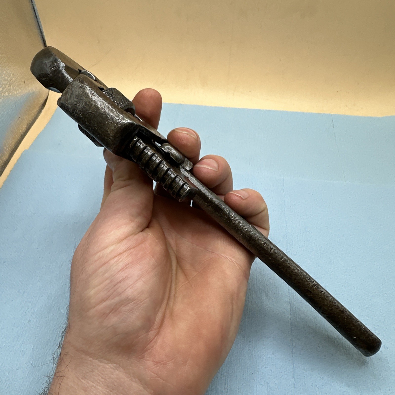 Vintage Trimo 10" Pipe Wrench, Trimont Mfg Co, Roxbury Mass USA