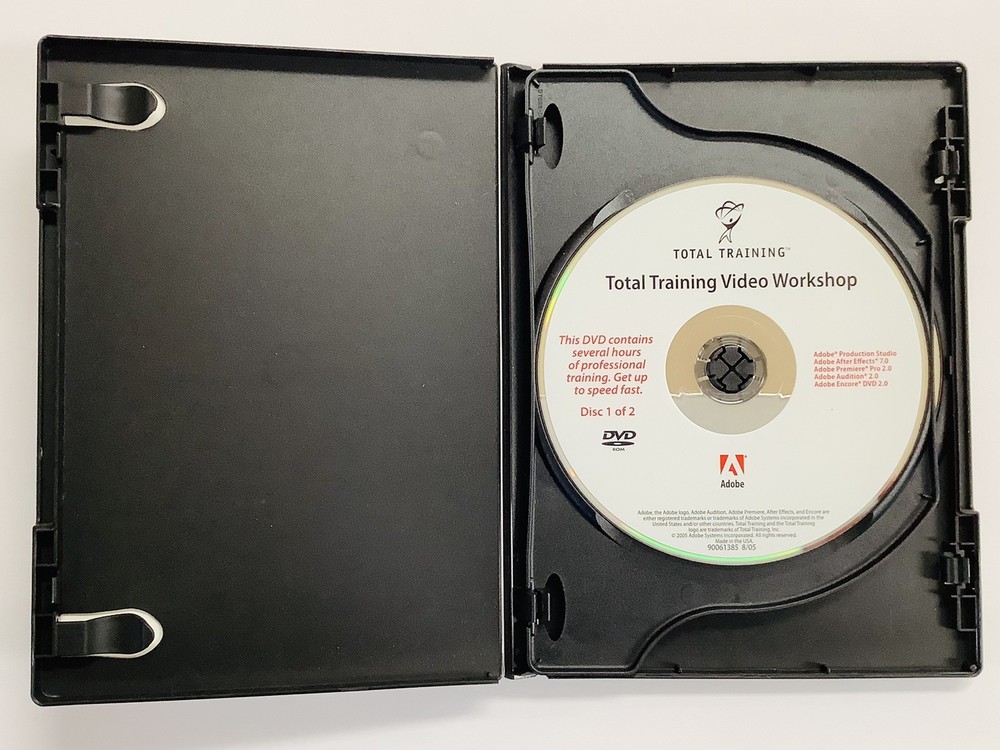 Adobe Creative Suite Production Studio Premium Total Training Video Workshop (G