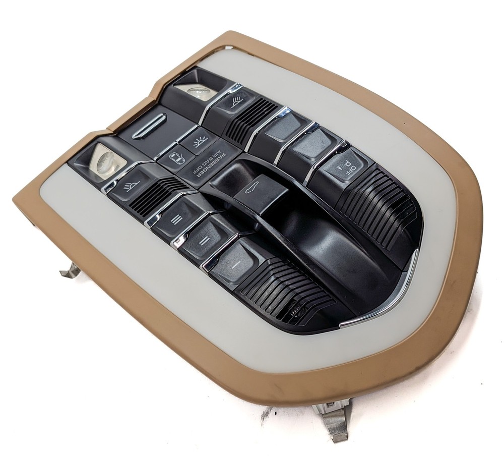 2011 PORSCHE PANAMERA 970 FRONT INTERIOR OVERHEAD DOME MAP READING LIGHT (Beige)