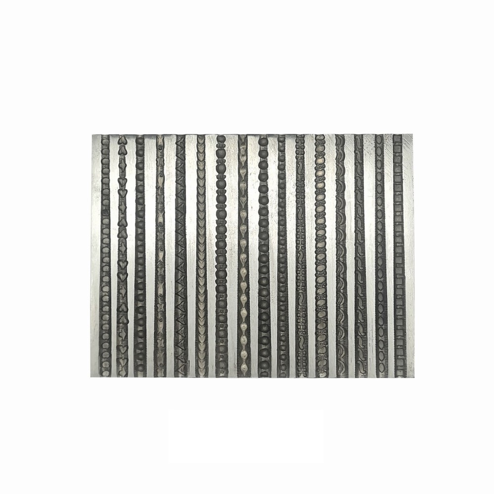16 in 1 Pattern Wire Impression Design Die | Design #4 | Wire Making Wire Bangle