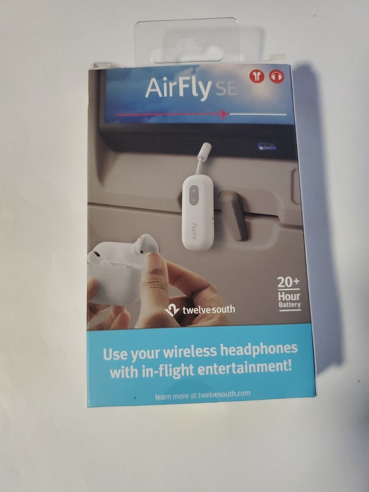 Twelve South AirFly SE Bluetooth Wireless Audio Transmitter Receiver for AirPods