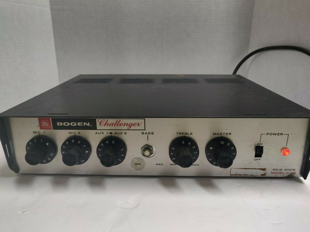 Bogen Challenger Solid State PA System Amplifier Model C-35