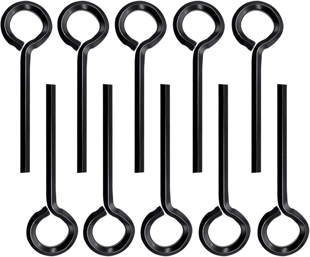 10Pcs Black 5/32" Hex Dogging Key for Push Bar Panic Exit Device