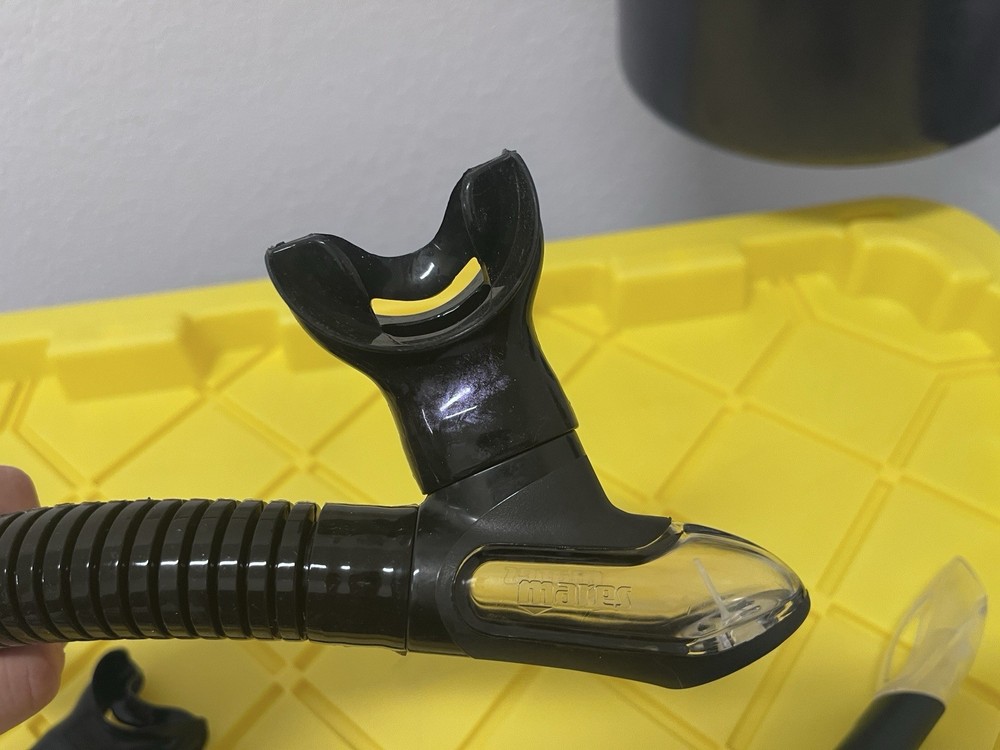 scuba diving equipment set